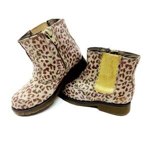 Baby Boots Girl Skechers Kids Low Boots Animal Print  Size 8